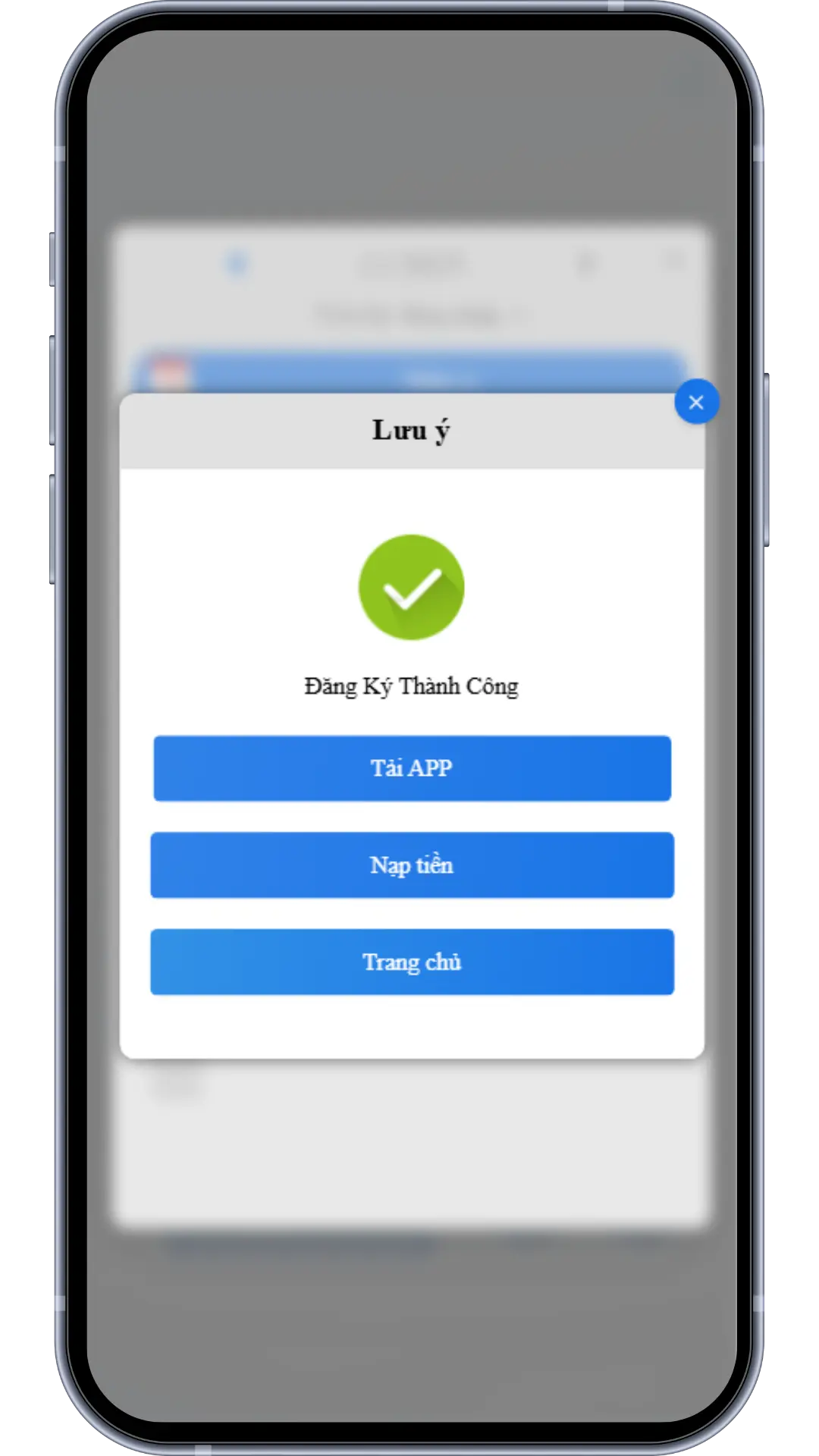 Bước 3 : Tạo tài khoản thành công và trải nghiệm cùng 78win